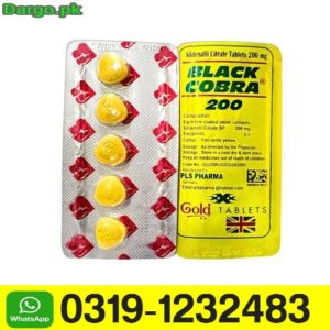 Black Cobra 200mg Tablets in Pakistan