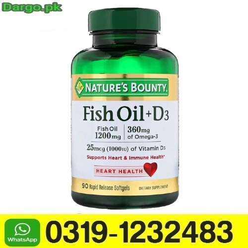 Bounty Fish Oil + D3, 90 Ct IN Pakistan