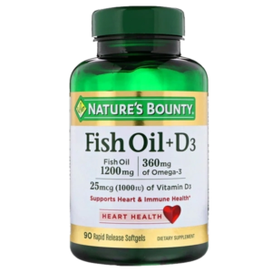 Bounty Fish Oil + D3, 90 Ct IN Pakistan
